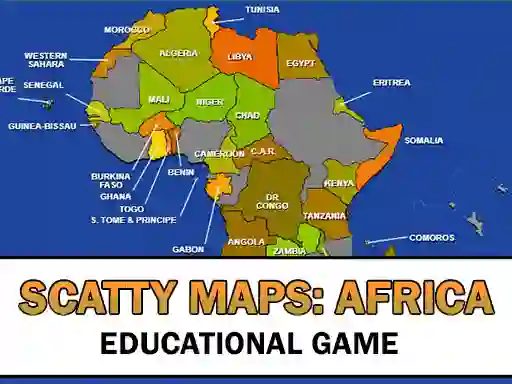 Spel Scatty Maps Africa aanlyn