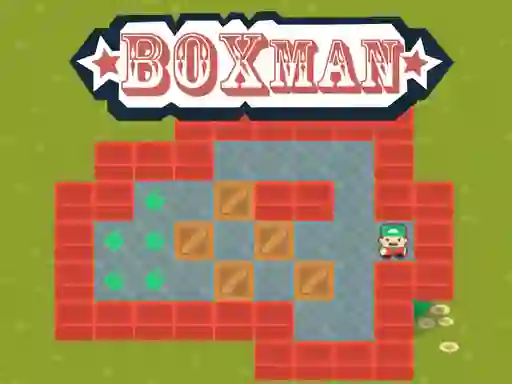 Spel Boxman Sokoban aanlyn