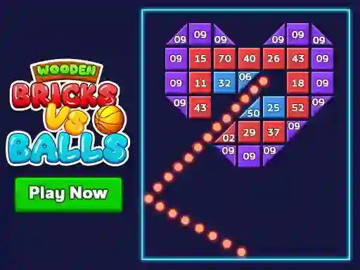 Spel Wooden Bricks Vs Balls aanlyn