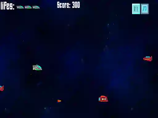 Spel SpaceFight aanlyn