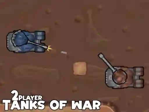 Spel 2Player Tanks of War aanlyn