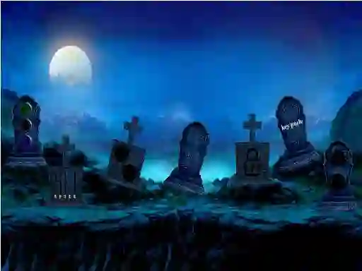 Spel Cemetery Escape aanlyn