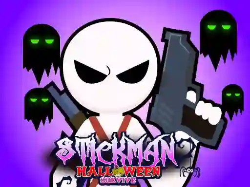 Spel Stickman Halloween Survive aanlyn