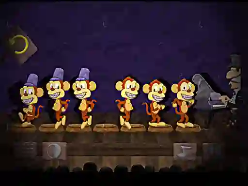 Spel Logical Theatre Six Monkeys aanlyn