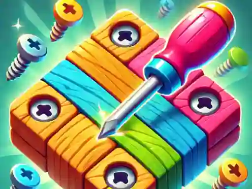 Spel Unscrew Wood Puzzle aanlyn