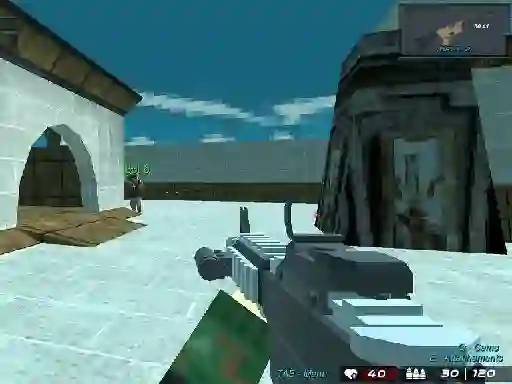 Spel Blocky Shooting Arena 3d Pixel Combat aanlyn