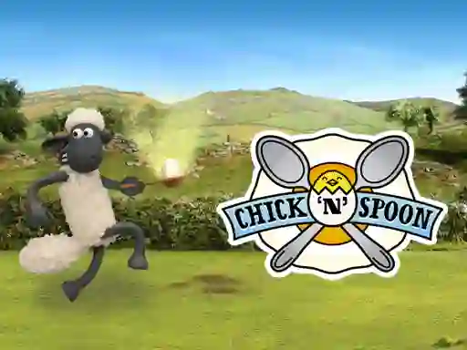 Spel Shaun The Sheep: Chick N Spoon aanlyn