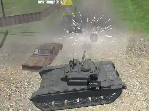 Spel Tank Shooting Simulator aanlyn