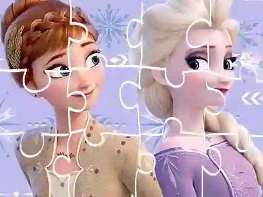 Spel Frozen Sister Jigsaw aanlyn