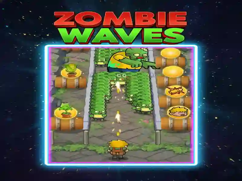 Spel Zombie Waves aanlyn