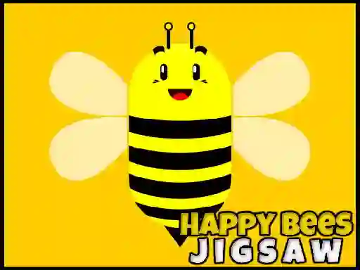 Spel Happy Bees Jigsaw aanlyn
