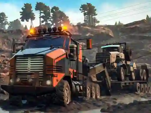 Spel Trucks in Mud Jigsaw aanlyn