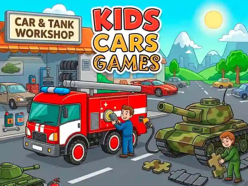 Spel Kids Cars Games aanlyn
