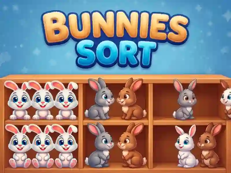 Spel Bunnies Sort aanlyn