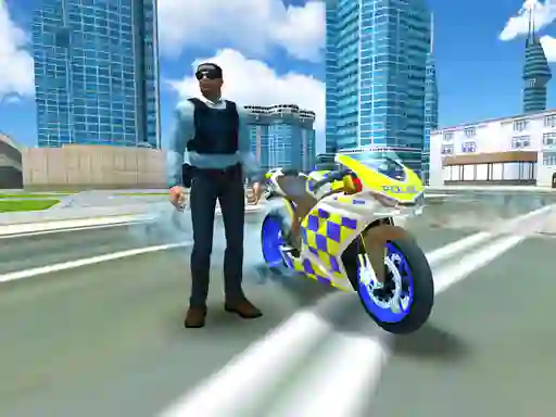 Spel Police Motorbike Traffic Rider aanlyn