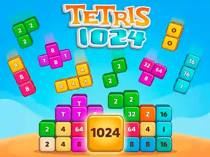 Spel Tetris 1024 aanlyn
