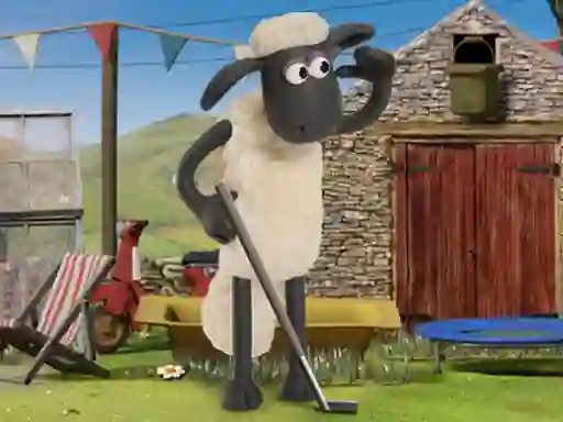 Spel Shaun The Sheep Baahmy Golf aanlyn