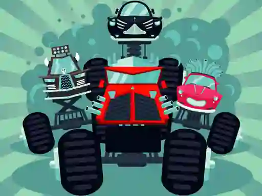 Spel Crazy Monster Trucks Memory aanlyn