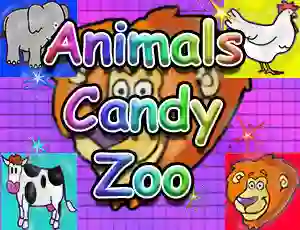 Spel Animals Candy Zoo aanlyn
