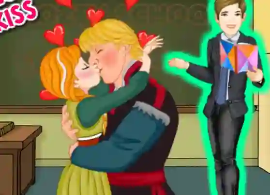 Spel Ice Princess School Kiss aanlyn
