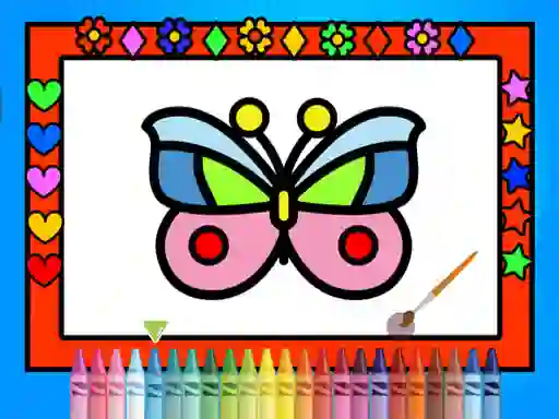 Spel Color and Decorate Butterflies aanlyn