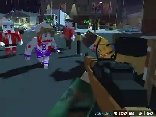 Spel GunGame 24 Pixel aanlyn