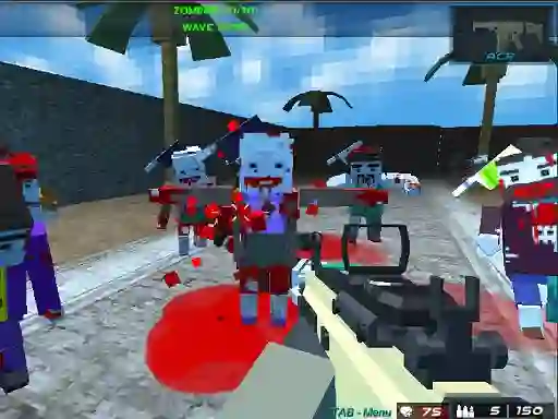 Spel Pixel Combat The Sandstorm aanlyn