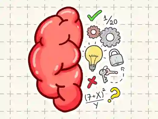 Spel Brain Tricky Puzzles aanlyn