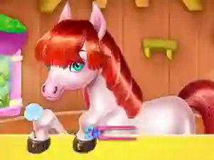 Spel Pony Cooking Rainbow Cake aanlyn