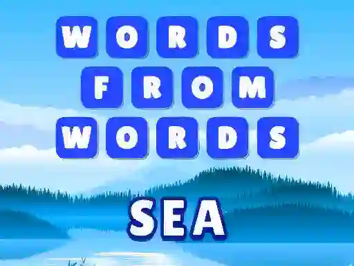 Spel Words from words: Sea aanlyn