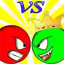 Spel Red ball vs green king aanlyn