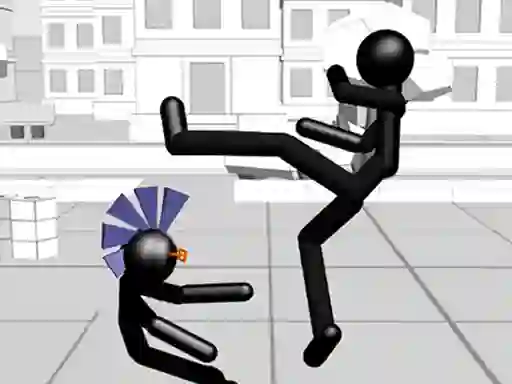 Spel Stickman Fighting 3d aanlyn