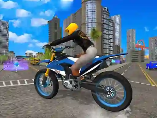 Spel City Bike Stunt Racing aanlyn