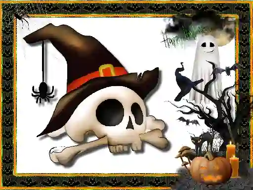Spel Halloween Puzzle Challenge aanlyn