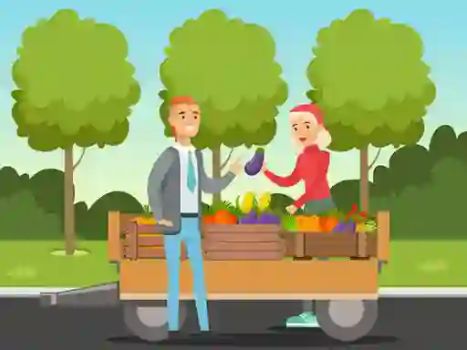 Spel Selling Trucks Match 3 aanlyn