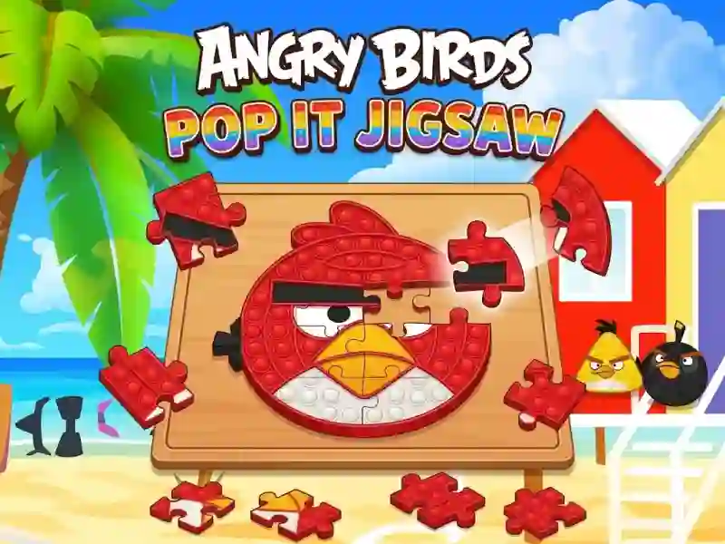 Spel Angry Birds Pop It Jigsaw aanlyn