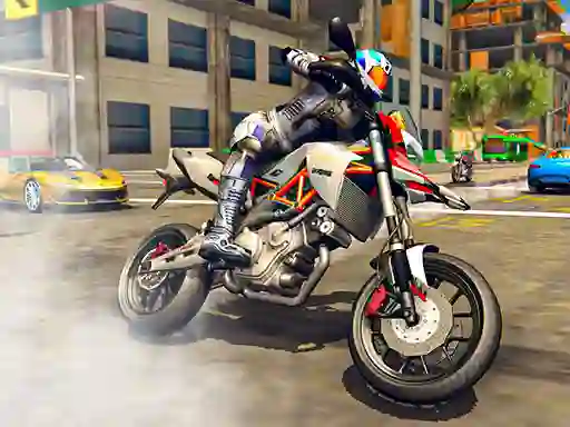 Spel Real Bike Race aanlyn