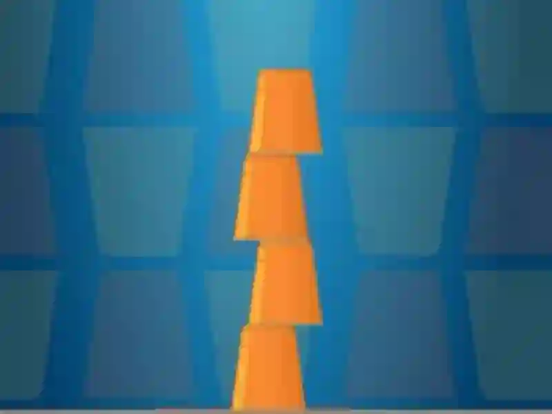 Spel Cups Tower Builder aanlyn