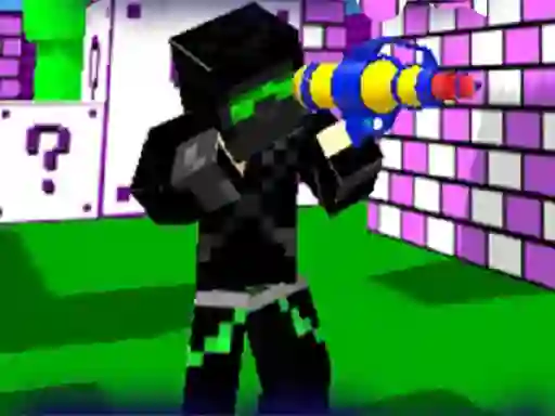 Spel Paintball Gun Pixel 3D aanlyn