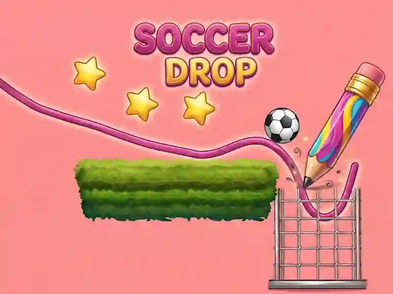 Spel Soccer Drop aanlyn