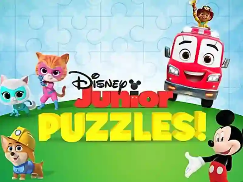 Spel Disney Junior Puzzles aanlyn