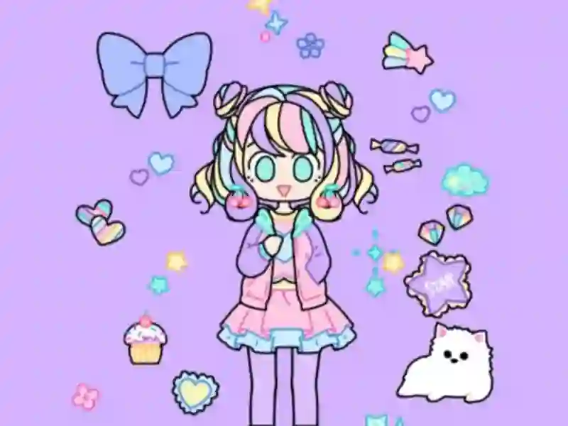 Spel Pastel Girl Dress Up aanlyn