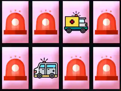 Spel Ambulance Trucks Memory aanlyn