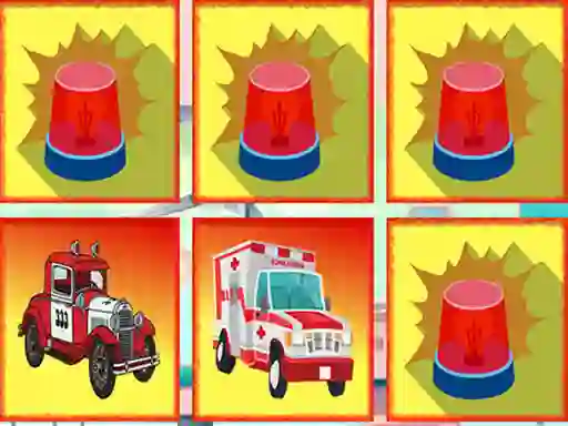 Spel Emergency Trucks Memory aanlyn
