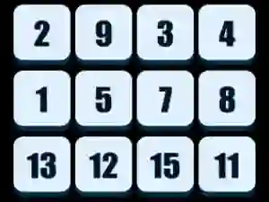 Spel Numbers Sliding Puzzle aanlyn