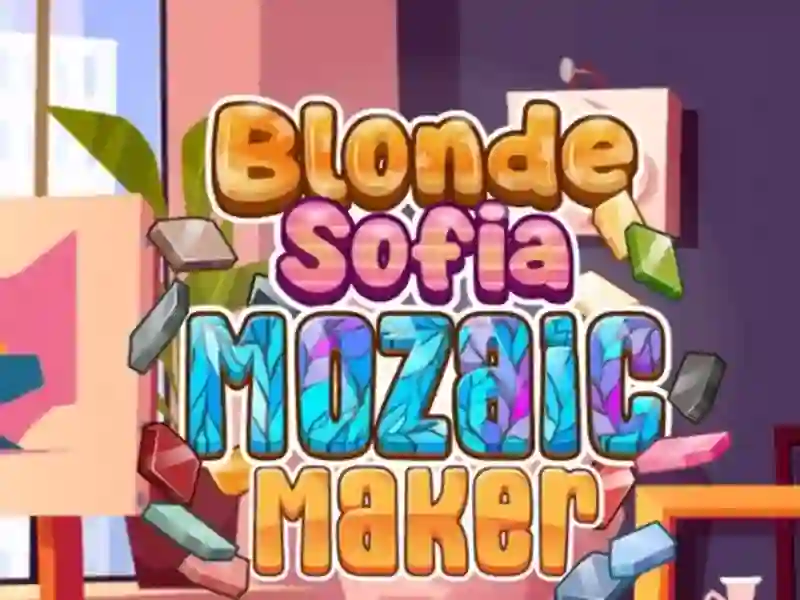 Spel Blonde Sofia: Mozaic Maker aanlyn