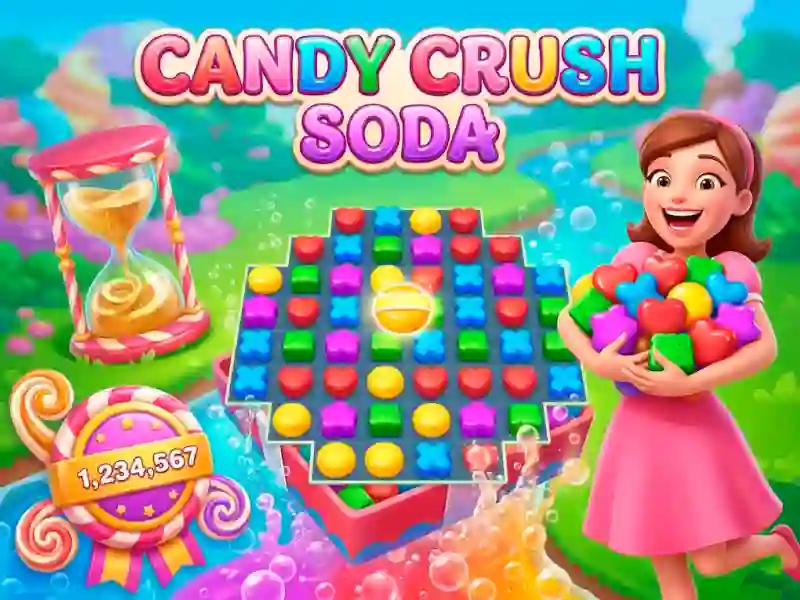 Spel Candy Crush Soda aanlyn