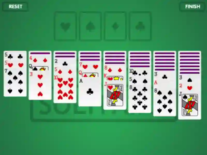 Spel Solitaire aanlyn