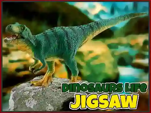 Spel Dinosaurs Life Jigsaw aanlyn