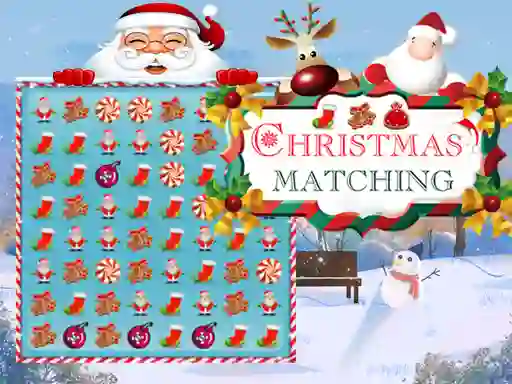 Spel Christmas Matching aanlyn